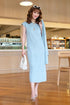 Casual Knitted Wear Dresses With Sweater Set